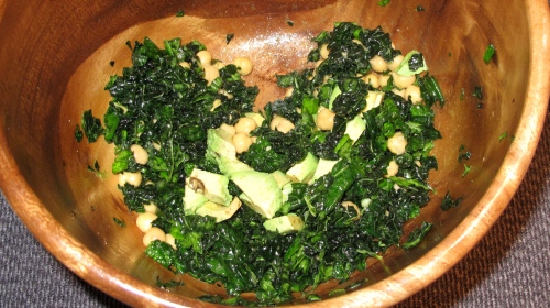 Connect with your food! Massage your kale to soften it, rather than dumping it in a frying pan. 