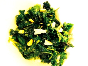 Baby kale is slightly sweet and buttery, so best to keep it simple with fewer companion ingredients. Enjoy!